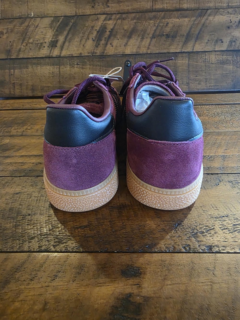 adidas Originals- Handball Spezial Men’s Suede Sneaker - Maroon/Black/Gold - Picture 3 of 7